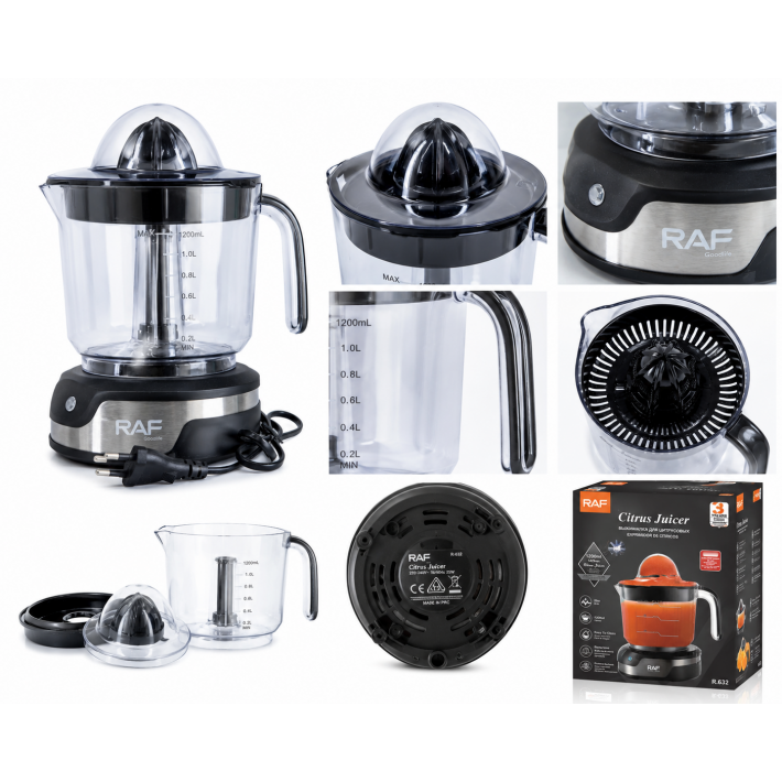 RAF Elektromos Citrusfacsaró – 25 W, 1,2 L