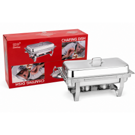 Rozsdamentes acél Chafing Dish – Svédasztalos melegen tartó edény