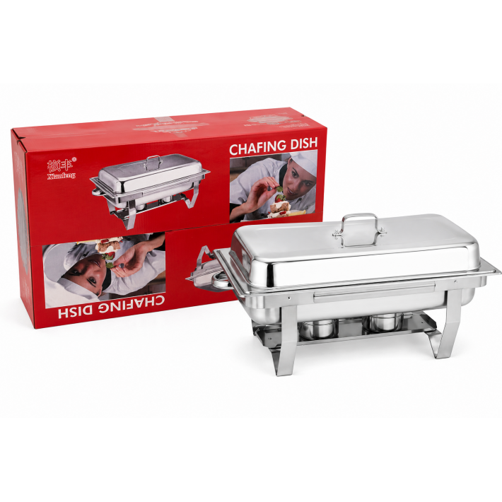 Rozsdamentes acél Chafing Dish – Svédasztalos melegen tartó edény