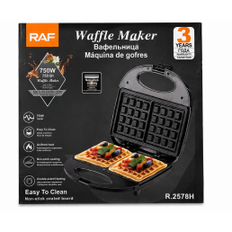 RAF Waffle Maker – 750 W