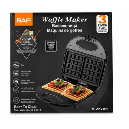 RAF Waffle Maker – 750 W