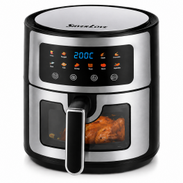 Silver Love Forrólevegős Sütő – 2800 W