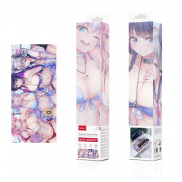 X-Start Anime Edition gamer egérpad - lila - mintás