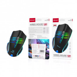 X-Start Gaming Vezetékes Egér RGB LED Világítással