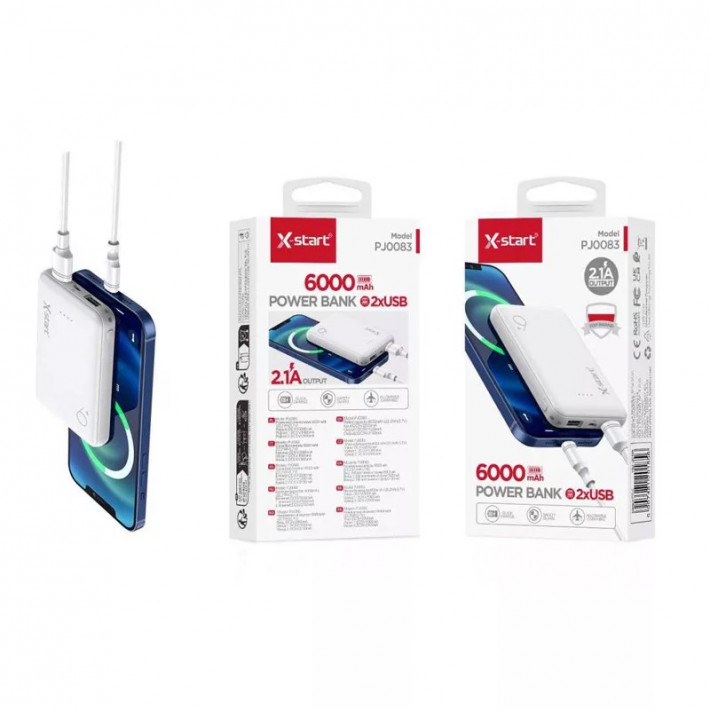 X-Start Power Bank 6000 mAh