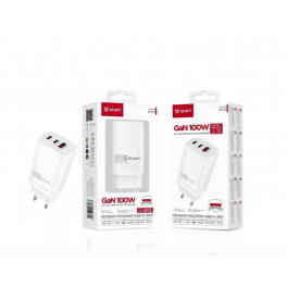 X-start GaN 100W PD+QC gyorstöltő adapter