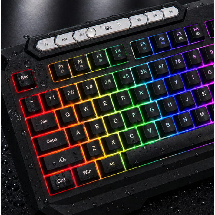 X-start M122 vezetékes gamer billentyűzet RGB szivárvány háttérvilágítással
