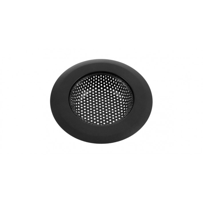 Fekete acél mosogatószűrő - 7 cm